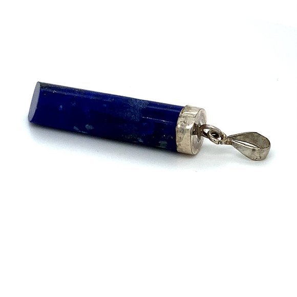 Lapis Lazuli 30.70ct Solid Silver Pendant - Picture 5 of 6